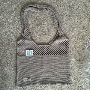 Ogx taupe cloth bag